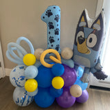 Blue Number Column