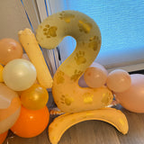 Brown Number Column